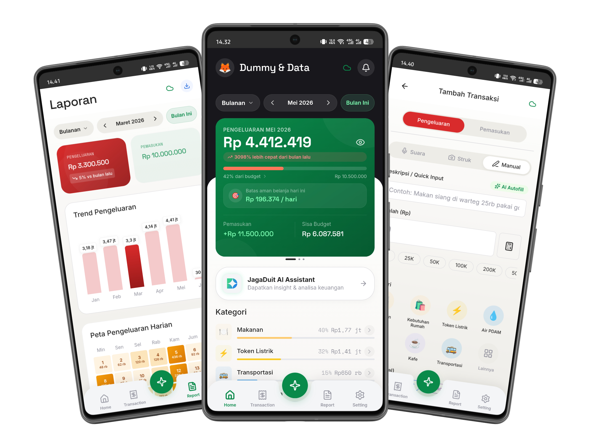 JagaDuit App Preview - Light